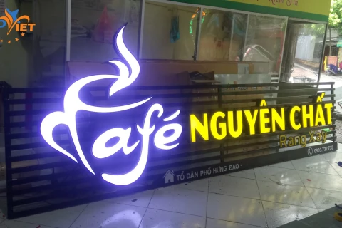 Báo giá thi công bảng hiệu cafe Đà Nẵng | Giá rẻ trọn gói