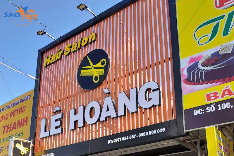 làm bảng hiệu bằng tôn