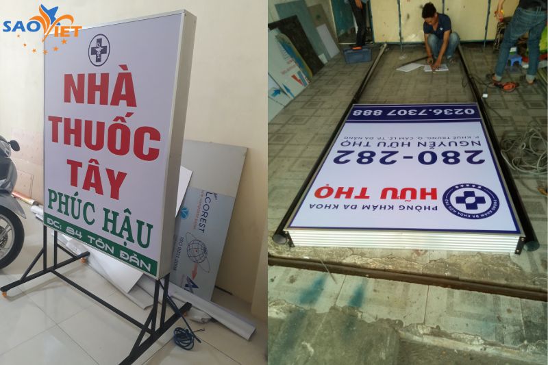 bảng hiệu hộp đèn đẹp