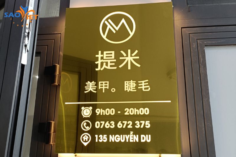 làm bảng hiệu inox đà nẵng