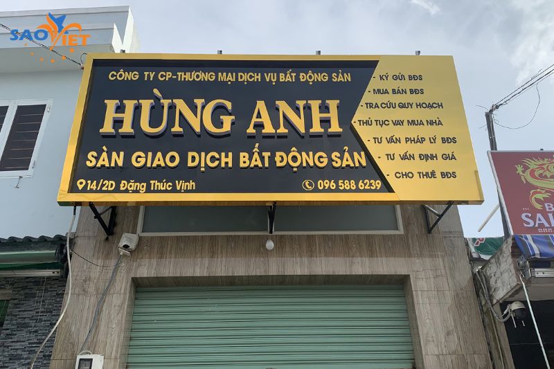 làm biển quảng cáo